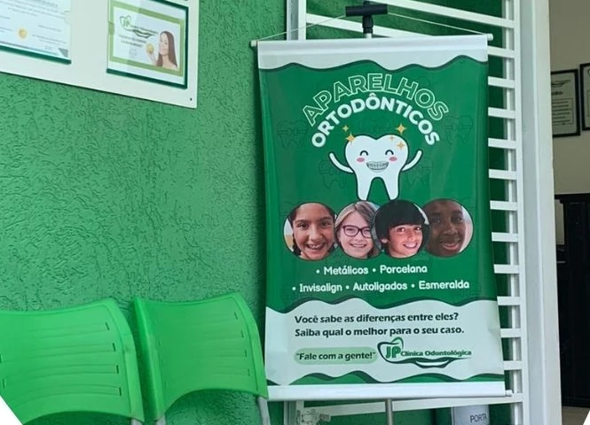 Sala de espera — ortodontia da JP Clinica Integrada Odontologica